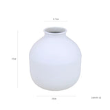 Matte Black Metal Vase: For Dried Flowers, Wedding Gifts, and Home Decor - V.I.P Digital Presence