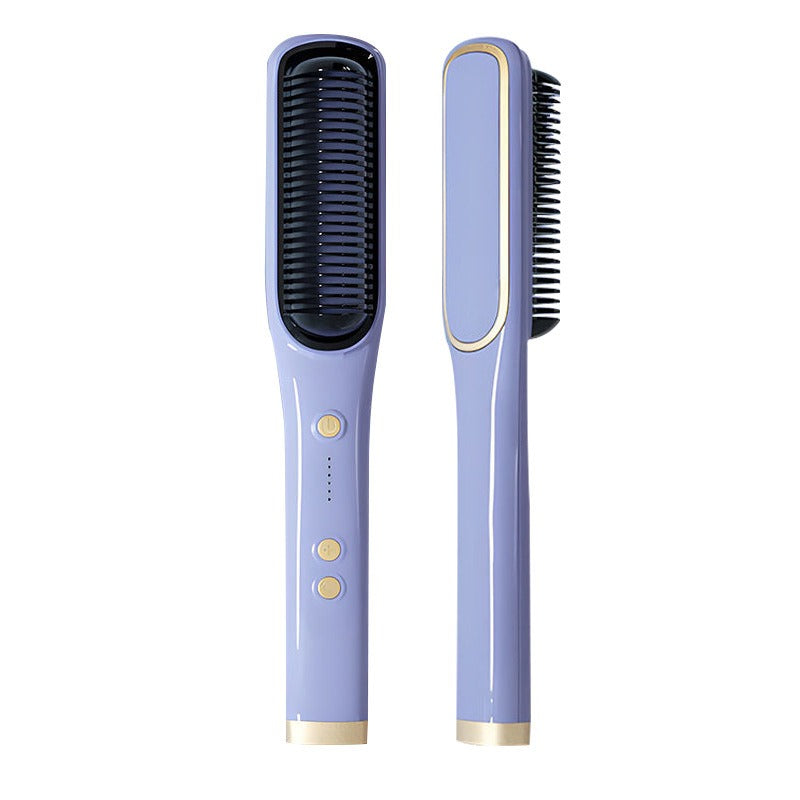 New Straight Hair Comb Negative Ion Straightener for Straight and Curled Hair Dual Use Electric Curling Hair Comb Inner Buckle L - V.I.P Digital Presence