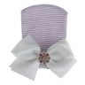 European and American Big Bow Glittering Diamond Pink Stripe Girl Baby Knitted Hat Newborn Baby Pullover Hat - V.I.P Digital Presence