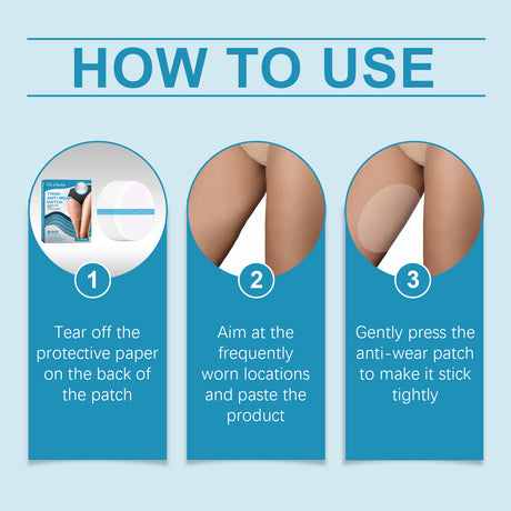 Oceaura Thigh Anti-Wear Adhesive, Thigh And Calf Non-Trace Leg Protector Breathable Invisible Multi-Functional Anti-Wear Foot Adhesive - V.I.P Digital Presence