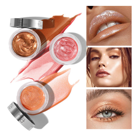 Pudaier 10-color liquid blush eyeshadow brightens lips and cheeks to contour naturally with fine glitter highlights - V.I.P Digital Presence