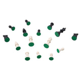 32 piezas de ajedrez medieval de 64 mm