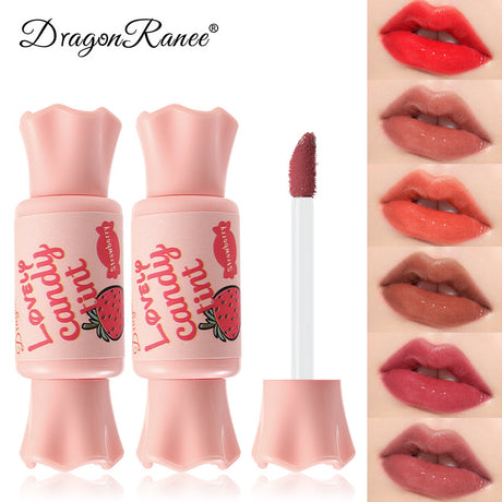 Dragonranee Mirror Pink Candy Lip Glaze Female Student Models Cute Waterproof Lipstick Dyed Lip Liquid - V.I.P Digital Presence