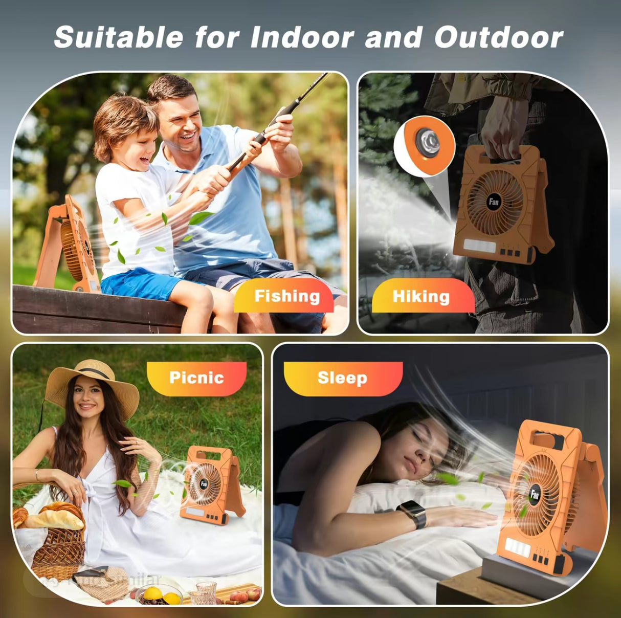 BreezeLite Solar Fan