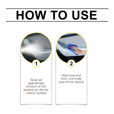 Multi-Functional Interior Cleaner The Interior Of The Steering Wheel Seat Is As Bright As A New Cleaner - V.I.P Digital Presence