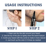 Beard Filler Pen, Detachable And Easy-To-Use Filler Pens Make It Easy To Create A Bushy Beard Hairline - V.I.P Digital Presence