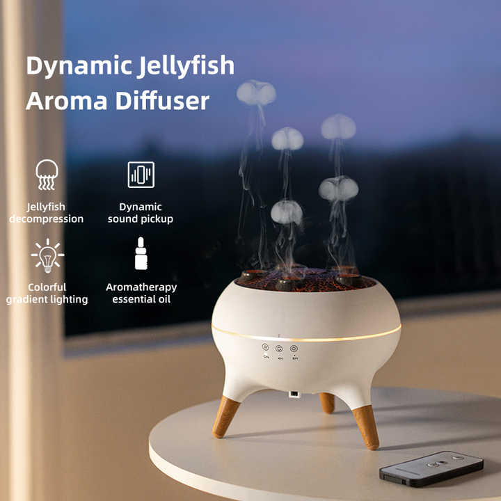 Spray HumidificadorElectric Night Light Air Humidifier With Remote Aromatherapy - V.I.P Digital Presence