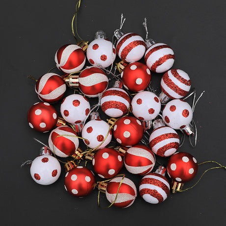 Christmas decorations Christmas trees gifts decorations mini painted Christmas balls - V.I.P Digital Presence