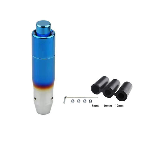 Personalized modification of automotive general metal gear head racing colorful gear lever metal simple wave stick head handbrake - V.I.P Digital Presence