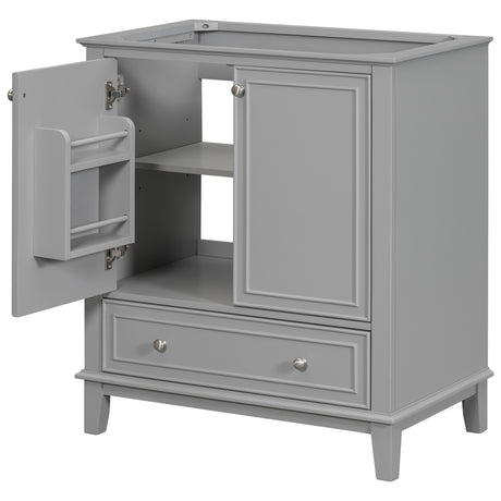 30 inch bathroom vanity no sink  base only gray - V.I.P Digital Presence