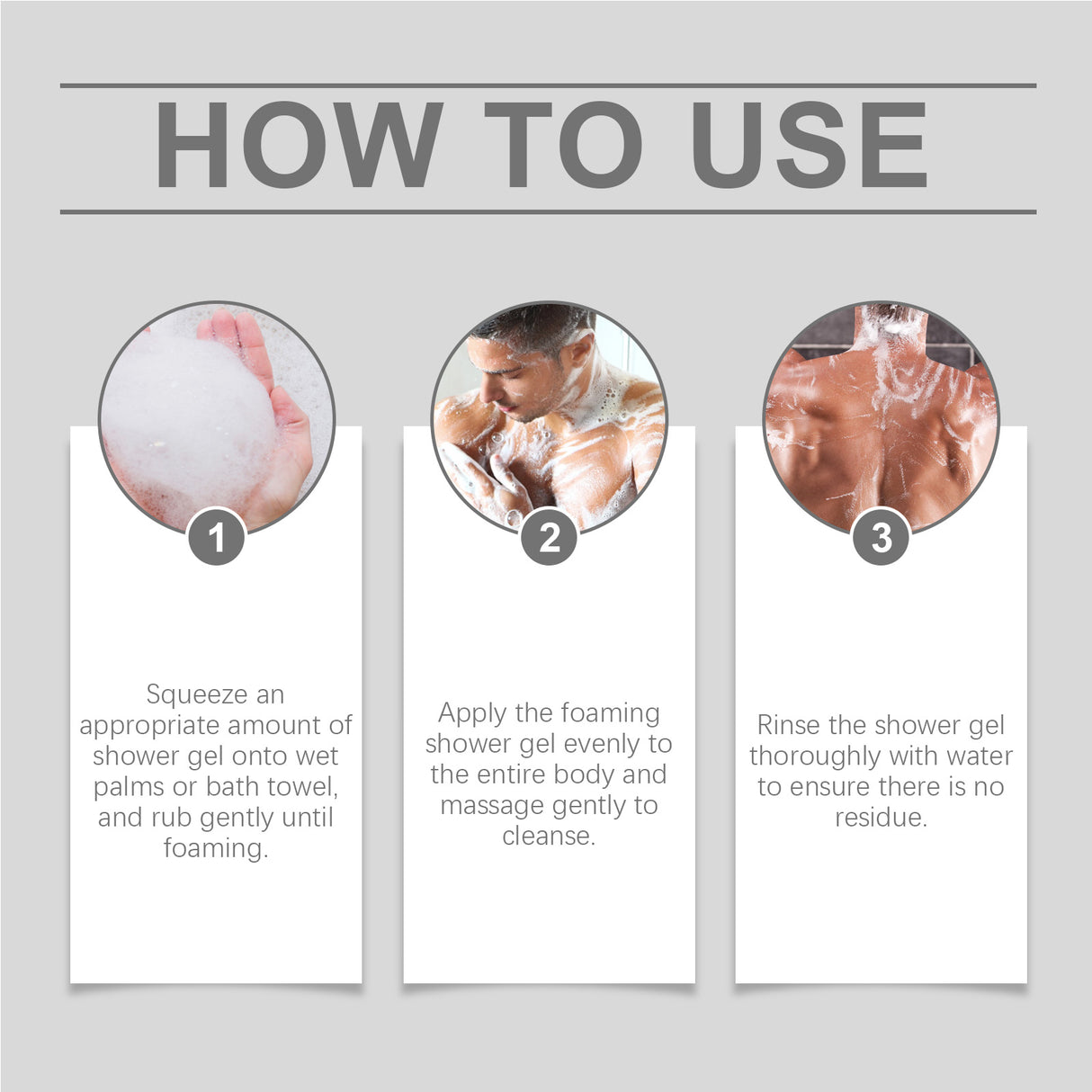 Men's Body Shower Gel Body Skin Clean And Moisturize Stay Fragrant And Smooth Skin Shower Gel - V.I.P Digital Presence