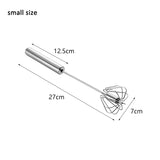 Stainless Steel Egg Beater Semi-Automatic Hand Press Rotary Household Kitchen Manual Egg - V.I.P Digital Presence