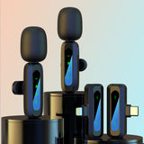 J3 wireless lavalier microphone mini intelligent noise cancelling outdoor live microphone - V.I.P Digital Presence