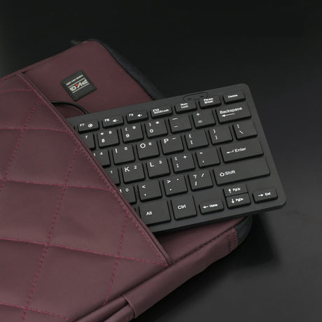 USB desktop laptop keyboard wired chocolate mini silent small keyboard - V.I.P Digital Presence