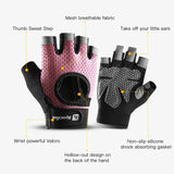 Outdoor sports fitness gloves anti slip and wear-resistant silicone half finger exposed riding gloves - V.I.P Digital Presence