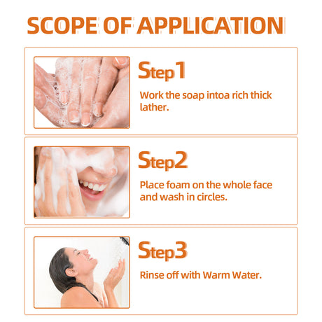 Turmeric Face Soap, Face Repair Gentle Cleansing, Fade Spots And Smooth Fine Lines Cleaner Soap - V.I.P Digital Presence