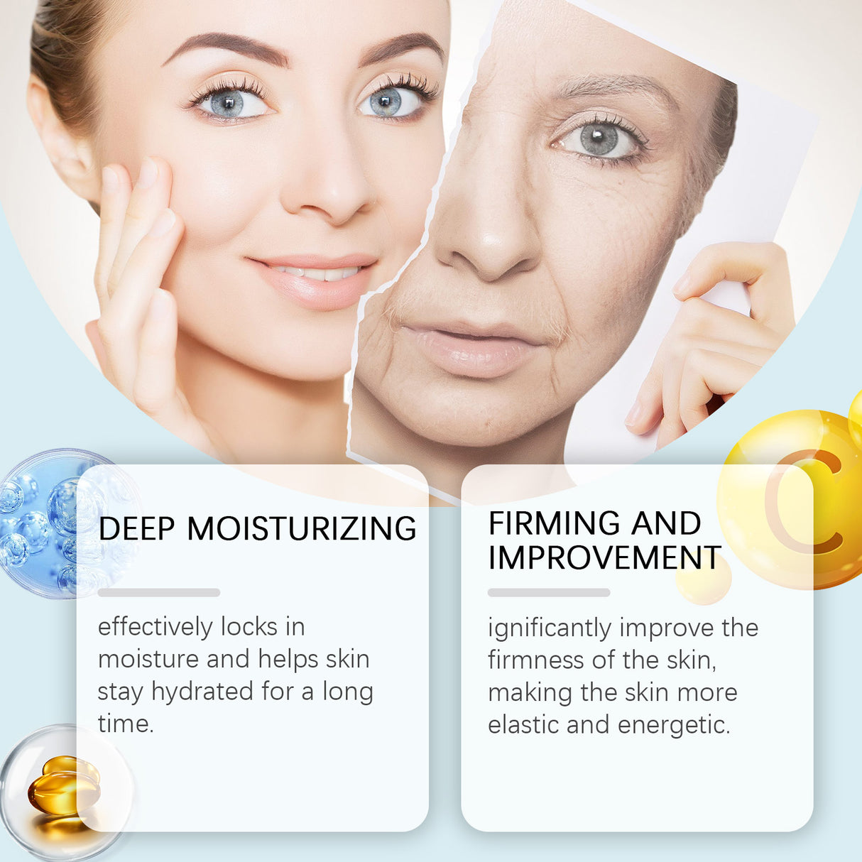 Hyaluronic Acid Essence, Moisturizing, Firming, Improving And Smoothing The Skin