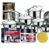 Stainless Steel Cleaning Cream, Kitchen Utensils, Pots And Pans, Cooktops, Heavy Oil, Rust Removal, Cleaning And Descaling Paste - V.I.P Digital Presence