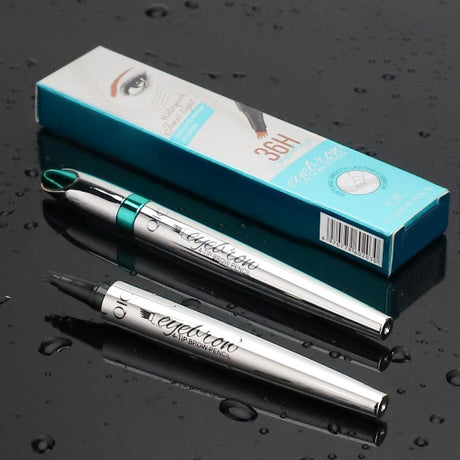 QIC Eyebrow Tattoo Pen Waterproof Fork Tip Eyebrow Ink Pen 4 Heads Liquid Eyebrow Pen - V.I.P Digital Presence