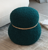 WKJ1Y Dark green snowman stool, Greig plush cushion, playful and cute, suitable for any space - V.I.P Digital Presence