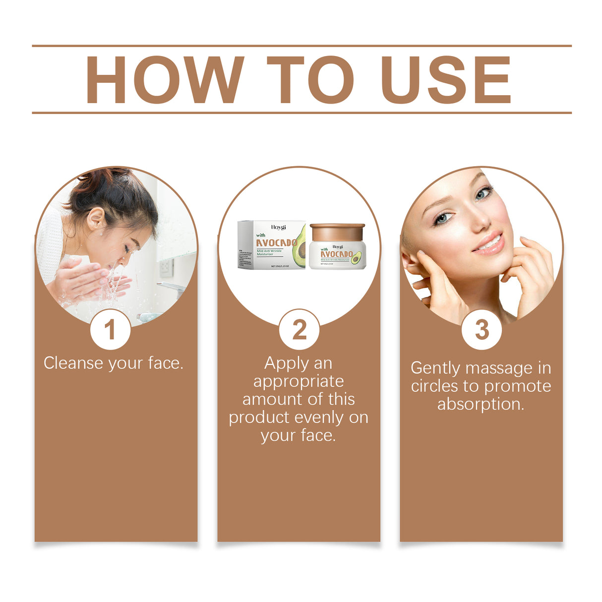 Avocado Moisturizing Cream Moisturizes, Firming And Improving Skin, Soft, Tender And Repairing Cream