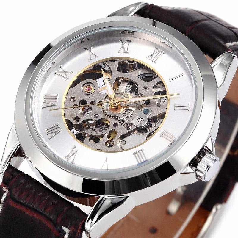 SHENHUA Men's Fashion Hollow out Watch Antique Fully Automatic Mechanical Watch - V.I.P Digital Presence
