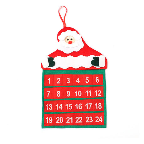 Christmas Decoration Supplies Christmas Velvet Hot Stamping Elderly Calendar Christmas Calendar Christmas Decoration Supplies - V.I.P Digital Presence