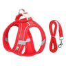 Adjustable Reflective Breathable Mesh Pet Harness for Cats and Dogs with Leash for Outdoor Use - V.I.P Digital Presence