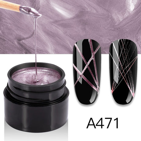 ROSALIND Gel Spider Line For Nails Art Gel Polish UV Colors Painting Gel Nail Polish Spider Gel Lacquer Web Stickers Gel Polish - V.I.P Digital Presence