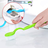Multi-Function Double-Headed Long Handle Cleaning Shoe Washing Brush Plastic Shoe Inner Side Brush Decontamination Brush Toilet Cleaning - V.I.P Digital Presence