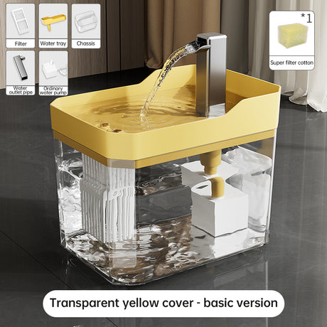 Automatic cat water fountain with filter, USB-powered, anti-dry & circular filtration. - V.I.P Digital Presence