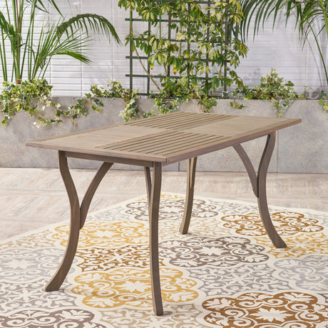 ECTANGULAR WOOD TABLE - V.I.P Digital Presence