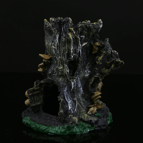 Fish tank pet shelter lizard house tree stump ornaments - V.I.P Digital Presence