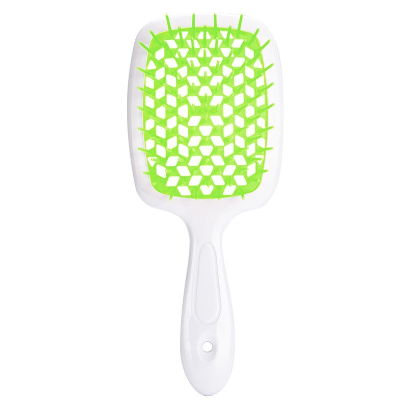 Honeycomb hollow massage comb, smooth hair grid comb, smooth hair dry and wet dual-purpose comb, curly and fluffy hair styling comb - V.I.P Digital Presence
