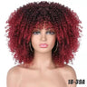 Female Hair African Small Curly Hair Explosion Head Black Chemical Fiber Wig Full Head Set - V.I.P Digital Presence
