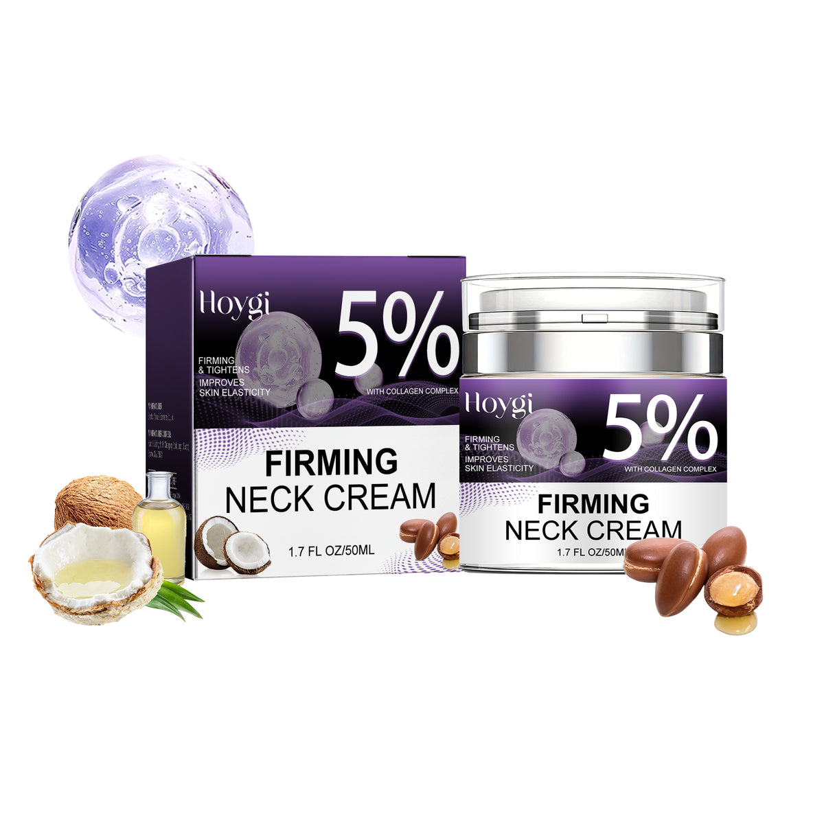 Neck Firming Cream Lighten Neck Lines Moisturizing, Hydrating, Anti-Wrinkle, Firming And Brightening Skin Neck Care Cream