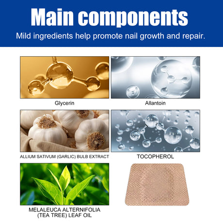 Nighttime Renewal Fungal Nail Patches, Repair And Thickening Gray Nail Insert Soft Nail Care Patch - V.I.P Digital Presence