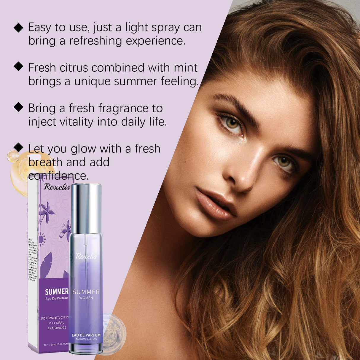 Refreshing Citrus Summer Perfume With Light Fragrance Charm Exudes A Refreshing And Long-Lasting Fragrance Spray - V.I.P Digital Presence