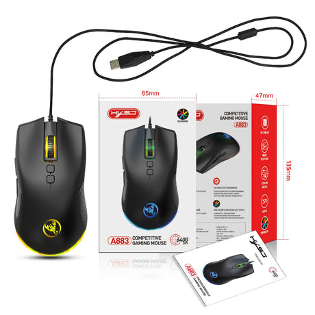 Esports Colorful Luminous Wired Mouse USB Laptop CF LOL Gaming Mouse - V.I.P Digital Presence
