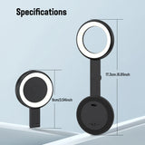 Magnetic LED Fill Light for Phone Selfie Light LED Video Light 2500K-9000K Dimmable Built-in Battery Replacement for iPhone Vlog - V.I.P Digital Presence