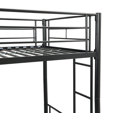 METAL Bunk Bed with trundle Black - V.I.P Digital Presence