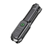 New Telescopic Zoom Glare Flashlight USB Charging Compact Portable Spotlight Long-Range Floodlight Outdoor Lighting - V.I.P Digital Presence