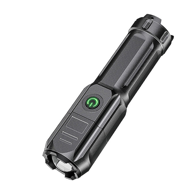 New Telescopic Zoom Glare Flashlight USB Charging Compact Portable Spotlight Long-Range Floodlight Outdoor Lighting - V.I.P Digital Presence