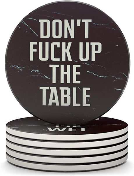 Hot selling circular ceramic meal mat, coaster printed with DIY pattern, heat insulation pad, anti slip pad - V.I.P Digital Presence