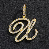 Hip hop accessories grass letter pendant melon seed buckle Cuban chain accessory - V.I.P Digital Presence