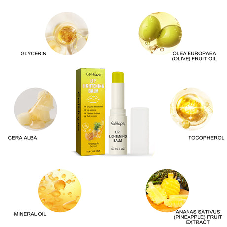 Pineapple Moisturizing Lip Balm Moisturizes, Hydrates, Removes Dead Skin And Prevents Dry, Cracked Lips - V.I.P Digital Presence