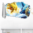 New 3D Pikachu Wall Sticker Pok é mon Wallpaper Self adhesive Cartoon Graffiti Anime Poster Children's Room PVC - V.I.P Digital Presence