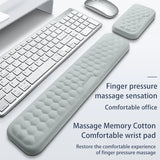 Reposamuñecas ergonómico para teclado y ratón, para oficina, para proteger y relajar la muñeca, con espuma viscoelástica, para ordenador y portátil