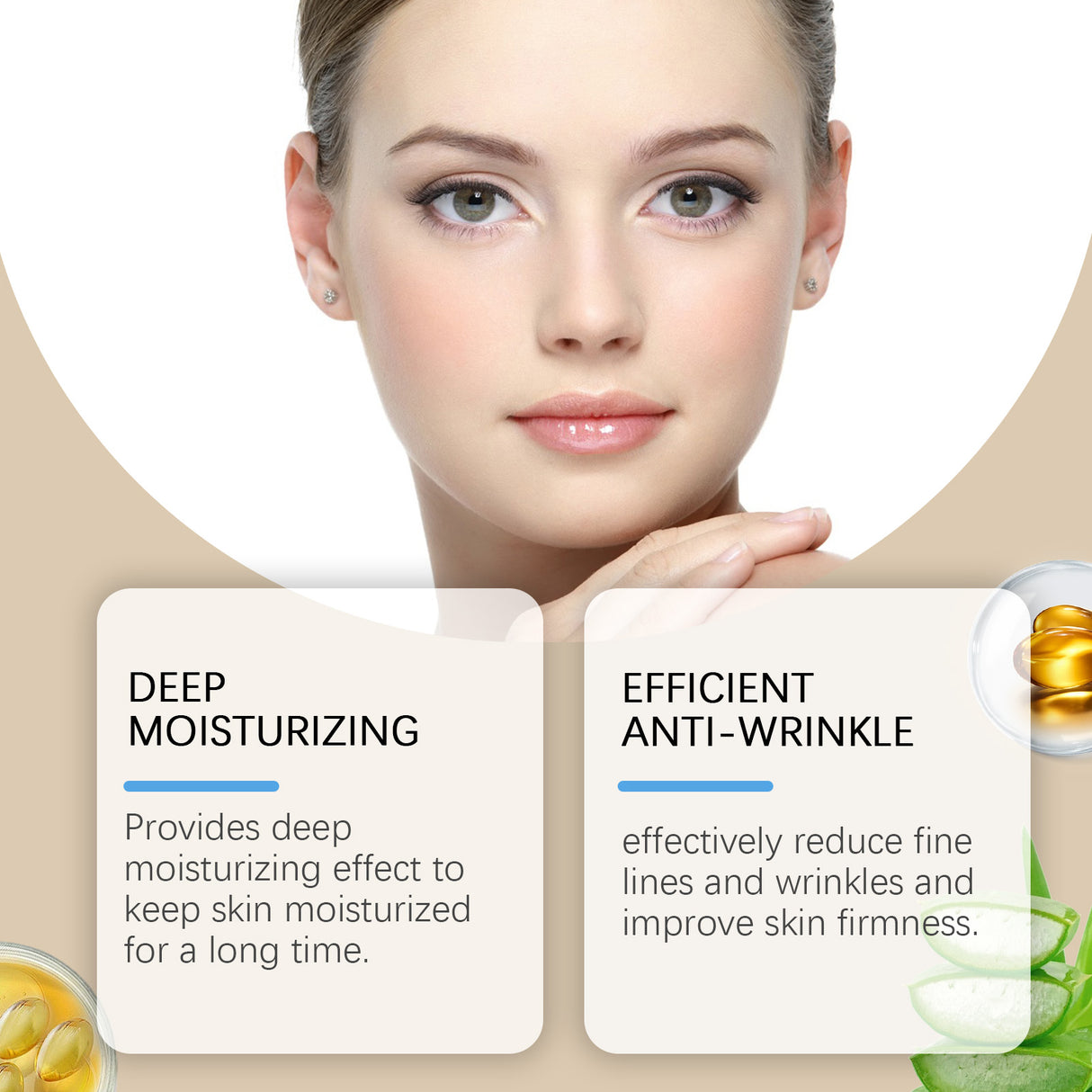 Moisturizing Essence, Firming, Hydrating, Moisturizing And Brightening Facial Treatment Essence