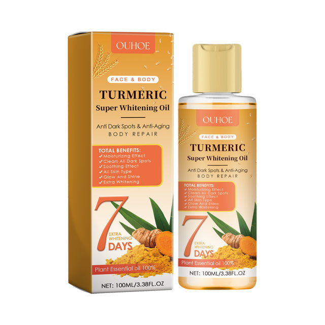 Turmeric Super Whitening Oil , Repair Skin Barrier Soft, Firming, Whitening, Brightening And Fading Joint Blacknessming And Hydrating Eye Patch - V.I.P Digital Presence